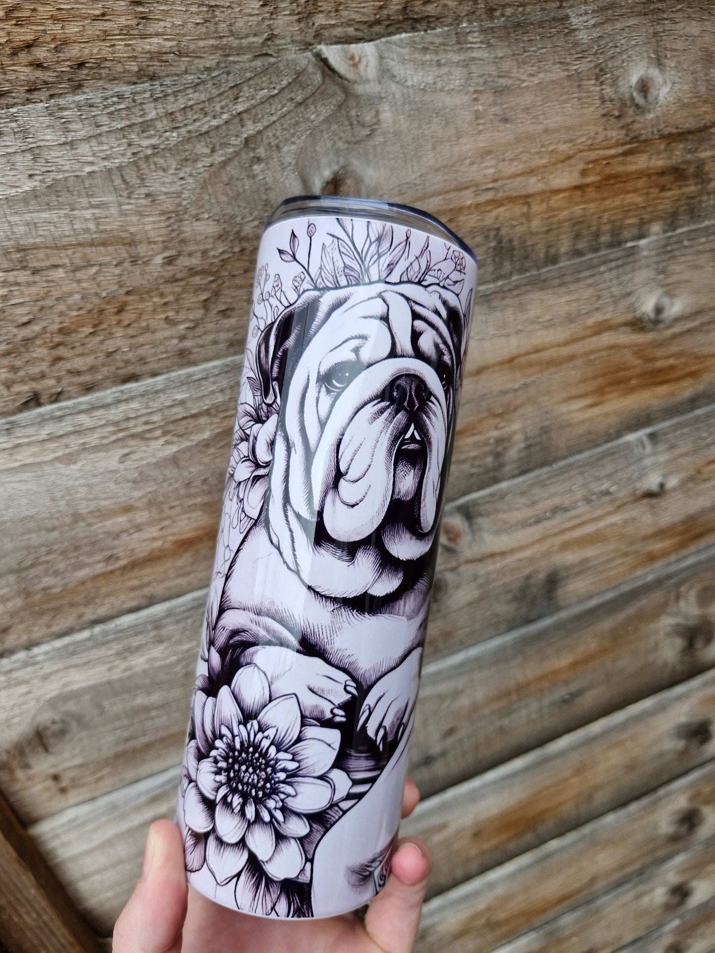 Bulldog and Lady 20oz Thermal Tumbler