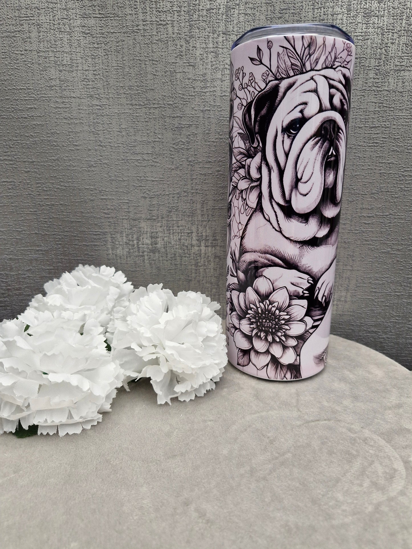 Bulldog and Lady 20oz Thermal Tumbler