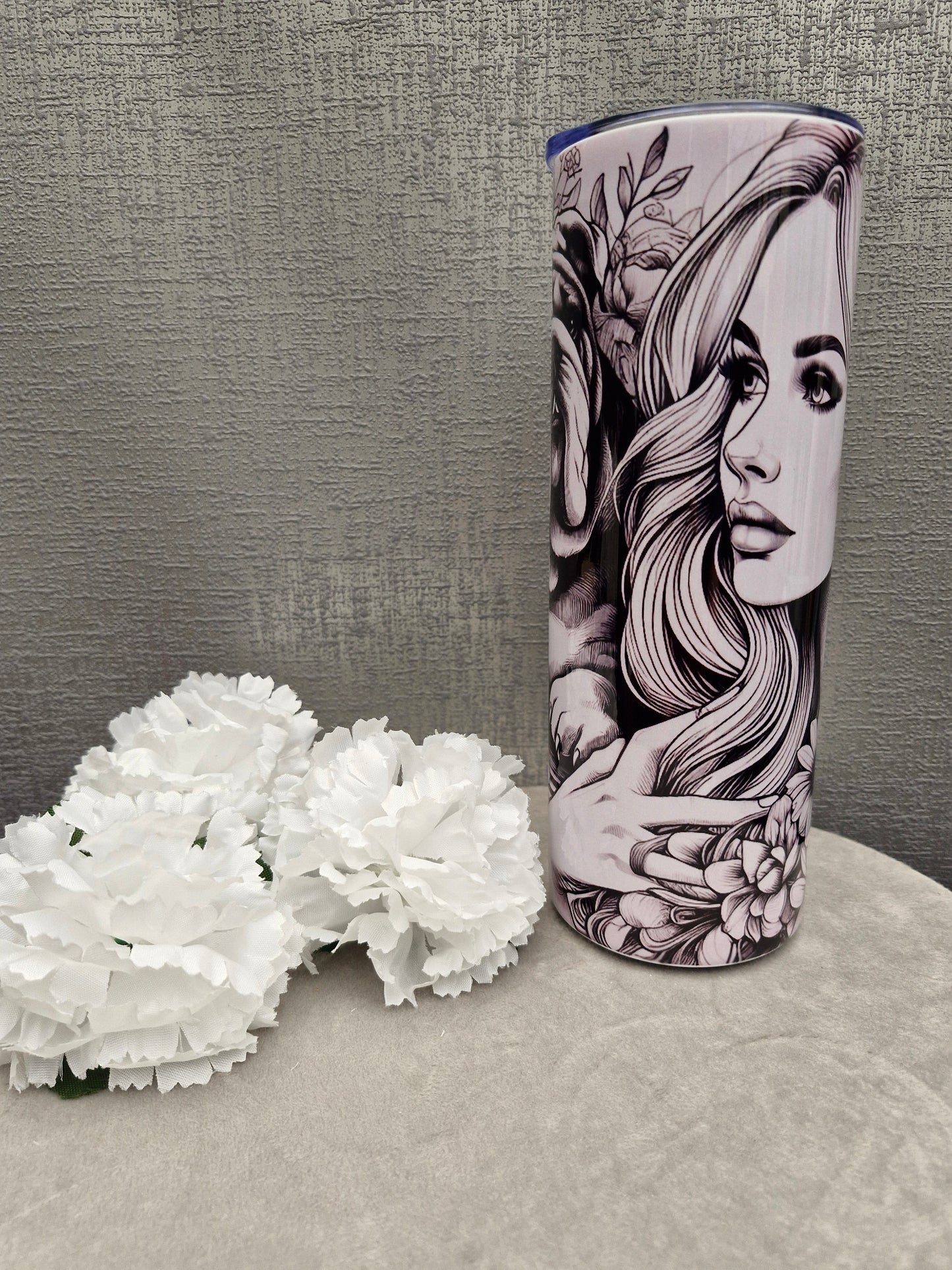 Bulldog and Lady 20oz Thermal Tumbler