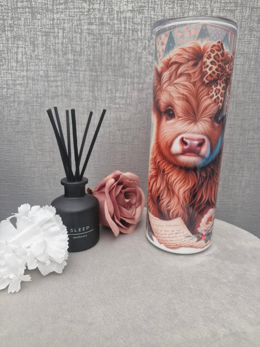 Mothers day highland cow tumbler